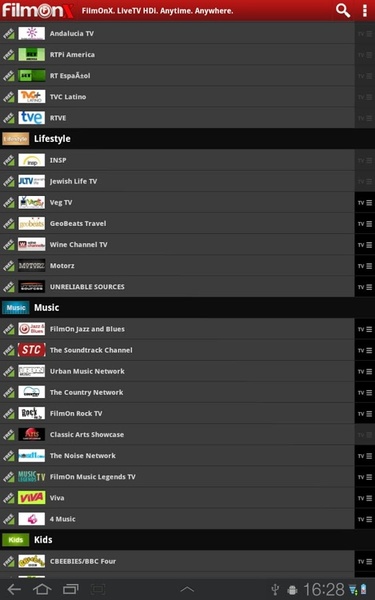 FilmOn Live TV EA - Preview 3