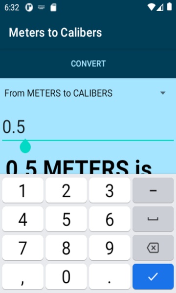 Meters to Calibers - Preview 3
