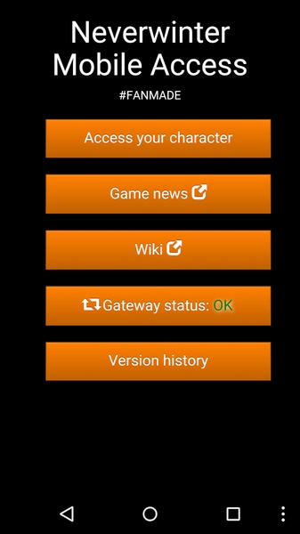 Neverwinter Mobile Access - Preview 5