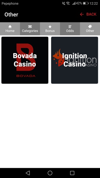 Screenshot of a casino bonus wagering tracker interface