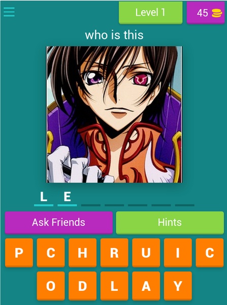 Anime Character Quiz 1 - Preview 1