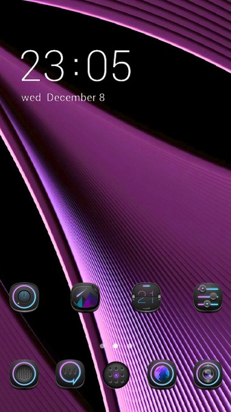 Purple tech business theme for Galaxy s8 - Preview 3