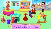 Pretend Fashion Tailor Boutique: Dressmaker Game screenshot 6