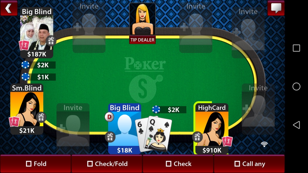 Texas Hold'em Poker Online by SolverLabs