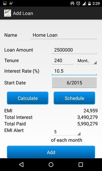 Loan EMI Calculator - Preview 5