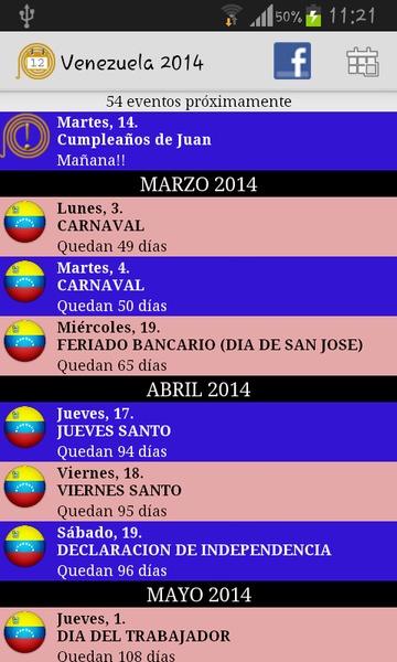 Calendario Venezuela 2014 - Preview 7