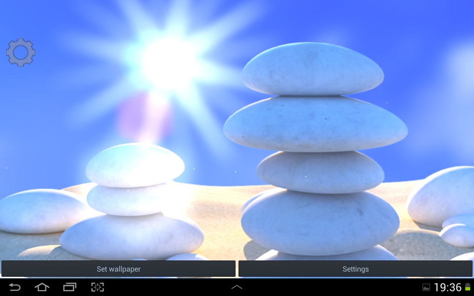 White Stone Live Wallpaper - Preview 1
