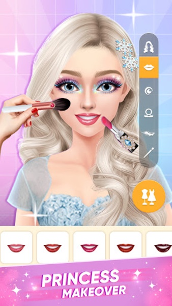 green emerald velvet dress Famous Doll Fashion: Star Show Makeup and Dress Up Girls Games