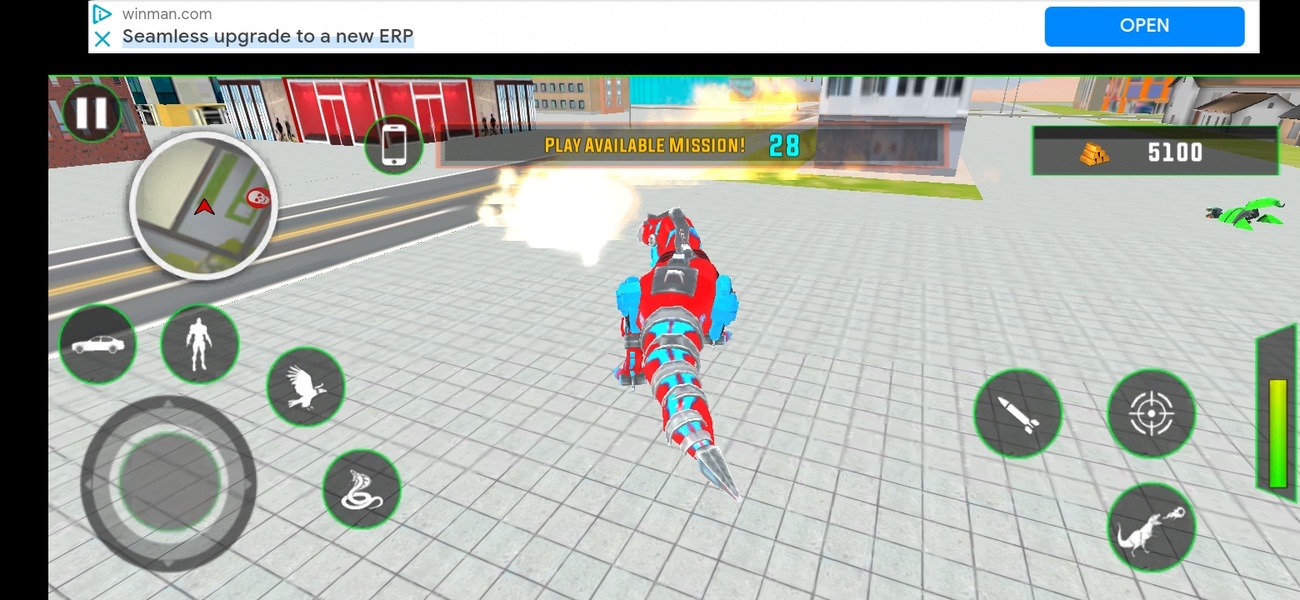 Flying Dino Transform Robot: Dinosaur Robot Games - Preview 10