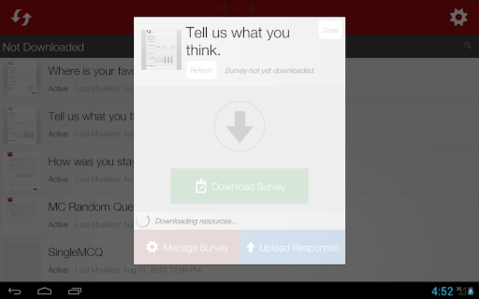 Offline Surveys - Preview 1
