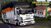 Truck Isuzu Giga Mbois BUSSID screenshot 3