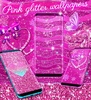 Pink glitter live wallpaper screenshot 3