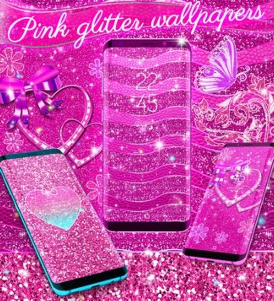 Pink glitter live wallpaper - Preview 3