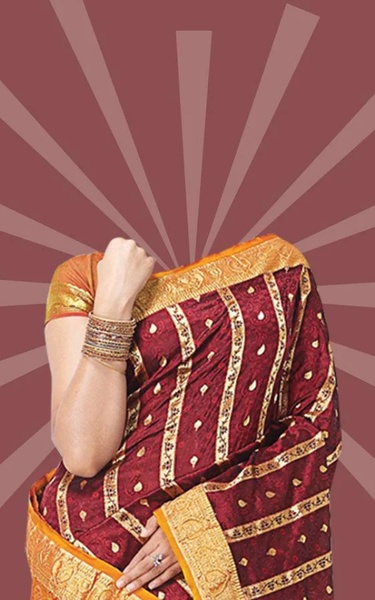 Indian Saree Photo Suit - Preview 5