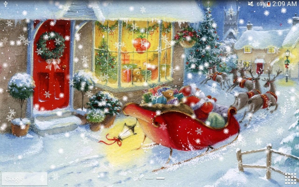 Cartoon Christmas Live Wallpaper - Preview 3