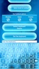 Neon Blue Emoji Keyboard screenshot 5