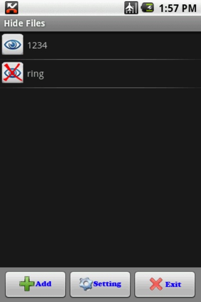 Hide Files - Preview 3