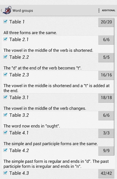 Irregular verbs - Preview 5