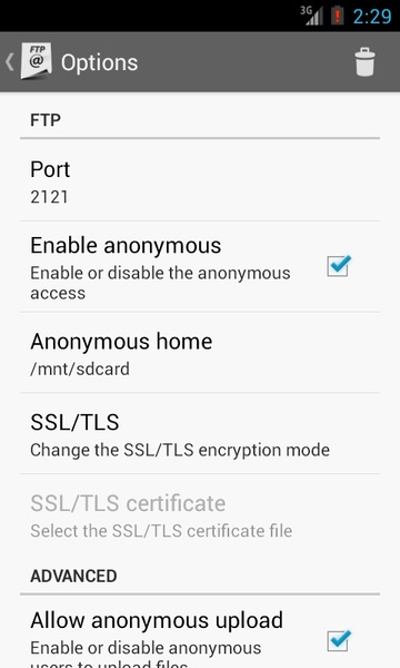 FTPDroid - Preview 6