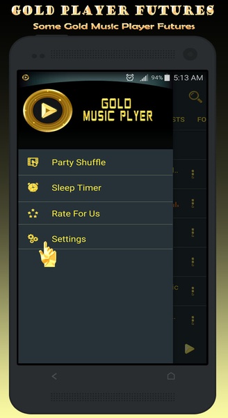 Gold Music Player - Preview 9