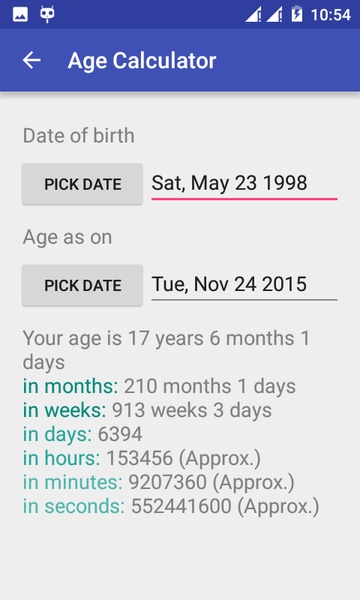 Date + Age Calculator - Preview 6