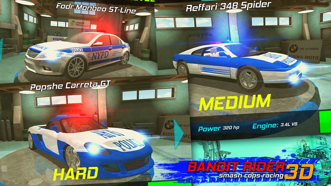 Bandit Rider 3D: smash cops racing - Preview 5