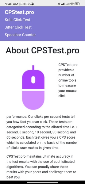 CPS Test for Android - Download the APK from Uptodown