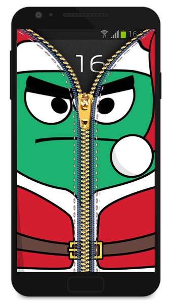 zipper lock screen christmas - Preview 2