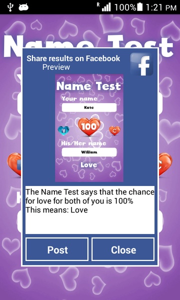 Name Love Test - Preview 1