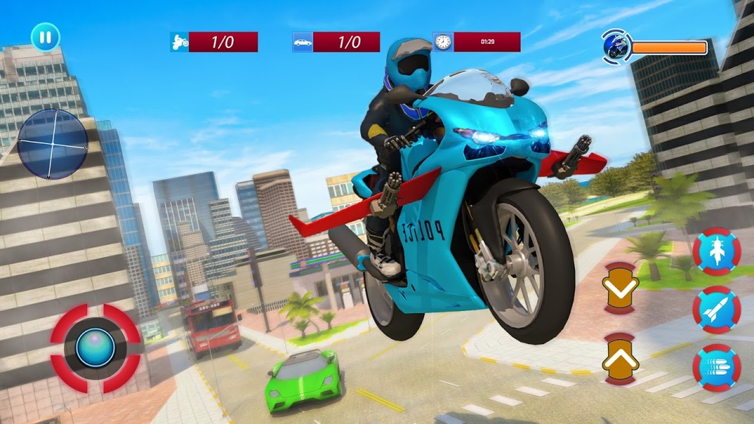 US Police Flying Bike Robot Simulator - Preview 15