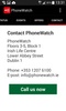 PhoneWatch Alarm screenshot 1