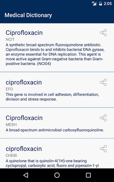 Medical & Drug Dictionary - Preview 3