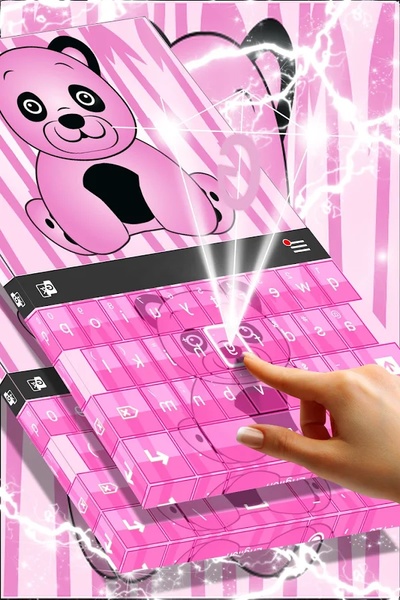 Pink Panda Keyboard - Preview 4