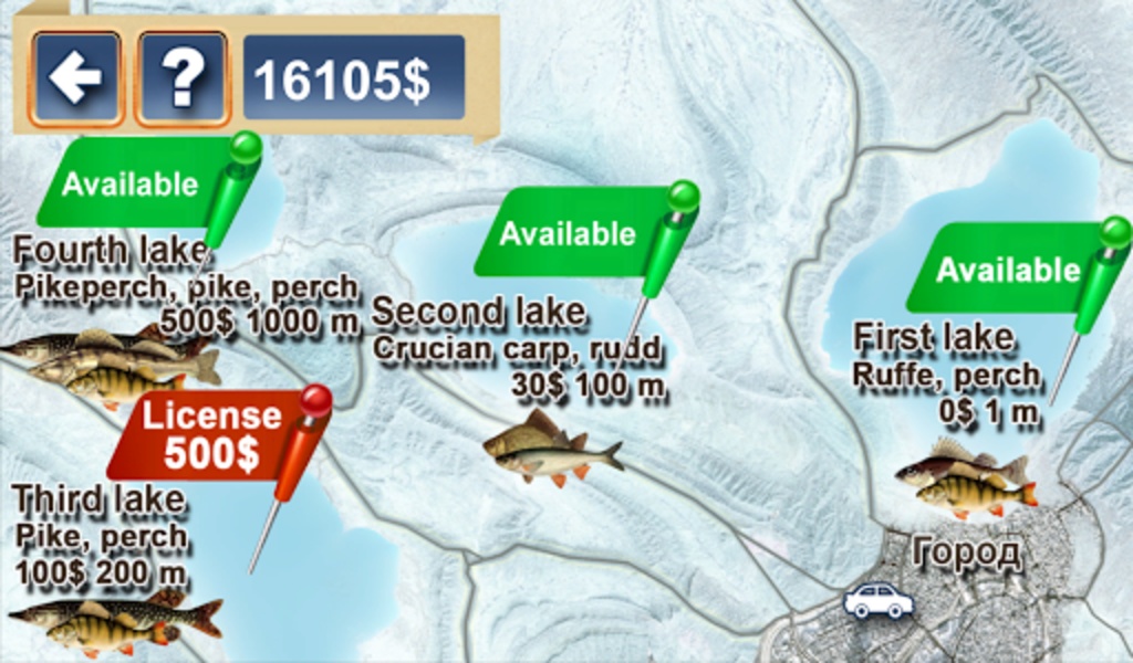 Winter fishing. Lakes. - Preview 2