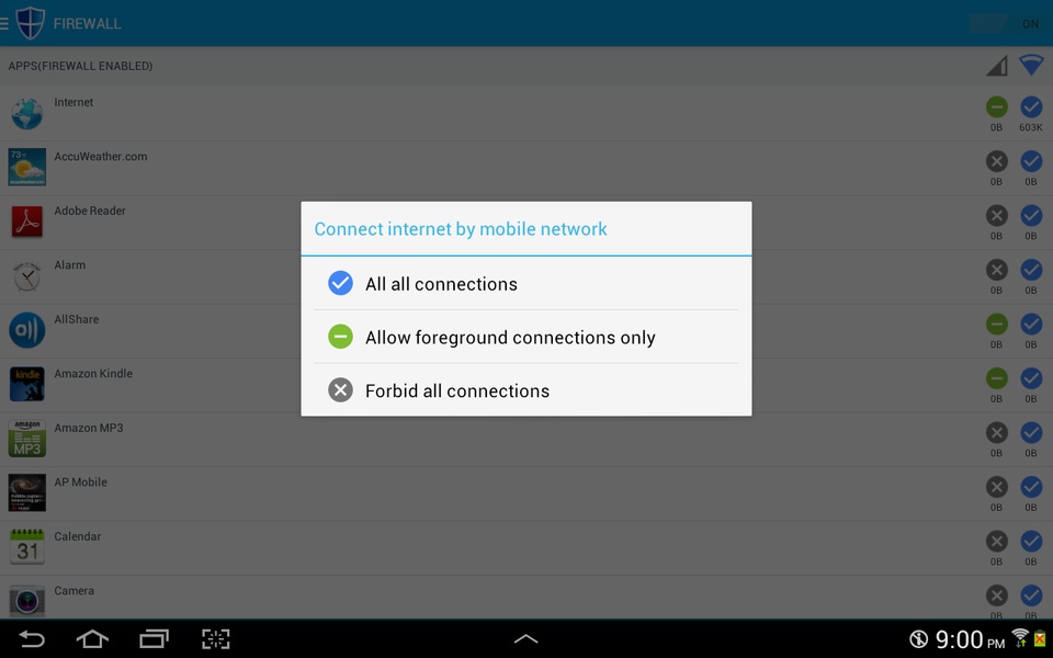 NoRoot Data Firewall - Preview 4