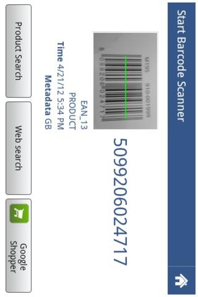start barcode scanner - Preview 2