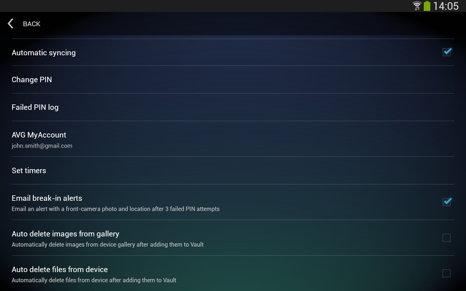 AVG Vault - Preview 9
