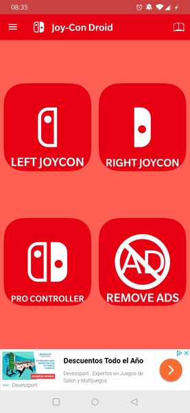 Joycon droid hot sale app store