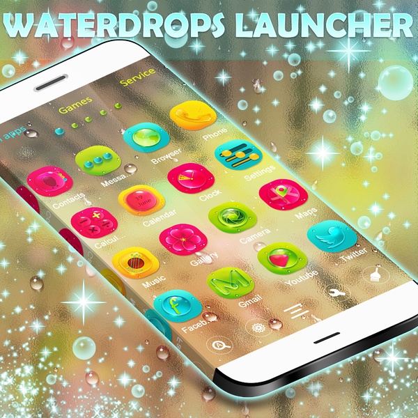 Waterdrops GO Launcher - Preview 2