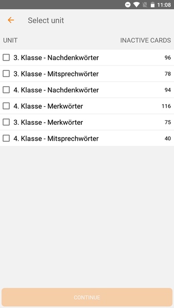 Memorize german vocabulary - Preview 10