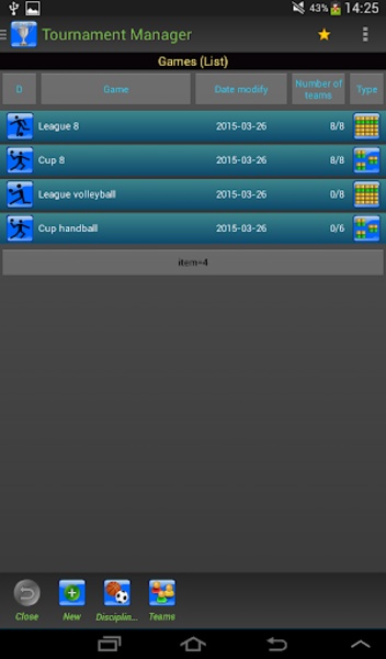 Tournament Manager - Preview 2