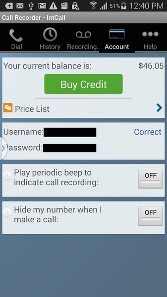 Call Recorder - IntCall - Preview 2