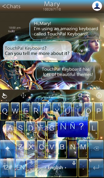 TouchPal SkinPack StarsLibra - Preview 2