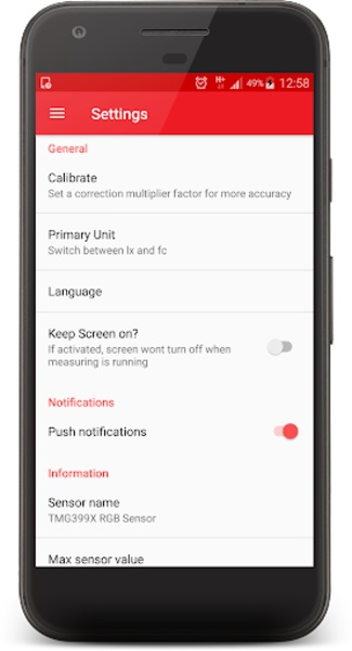 Lux Meter - Preview 1