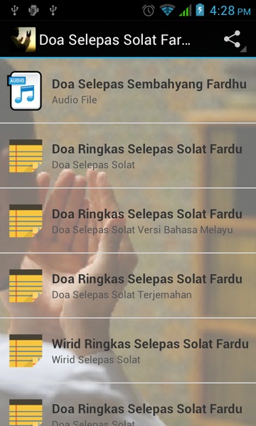 Doa Selepas Solat Fardhu - Preview 2