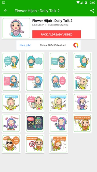 Muslimah Stiker Wa - Preview 1