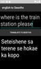 english to Sesotho translator screenshot 1