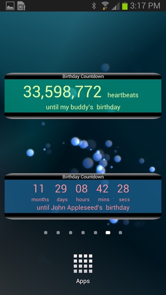 Birthday Countdown Widget - Preview 7