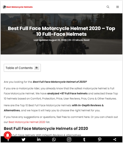 Motorcycle Helmet App - Preview 3