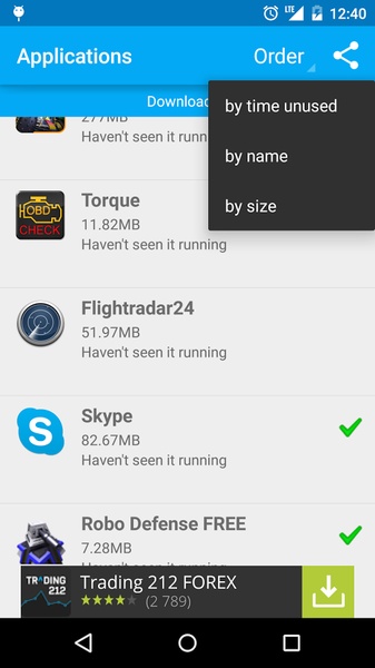 Unused App Remover - Preview 1